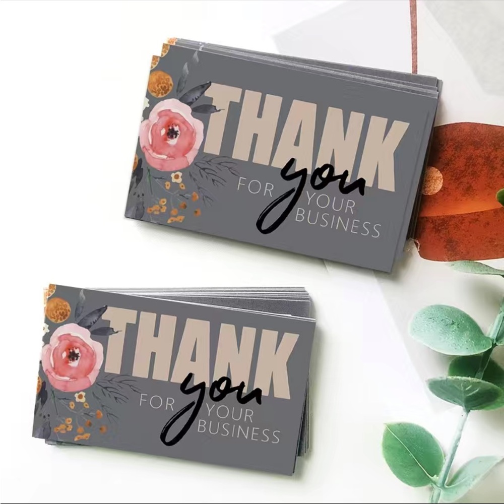 Thank You For Your Support Insert Cards Pack of 50 - Picture 4 of 6